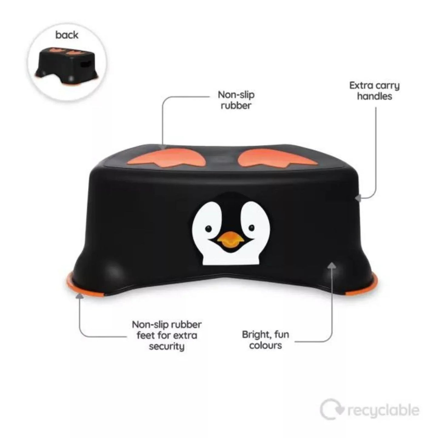 My Little Step Stool - Penguin