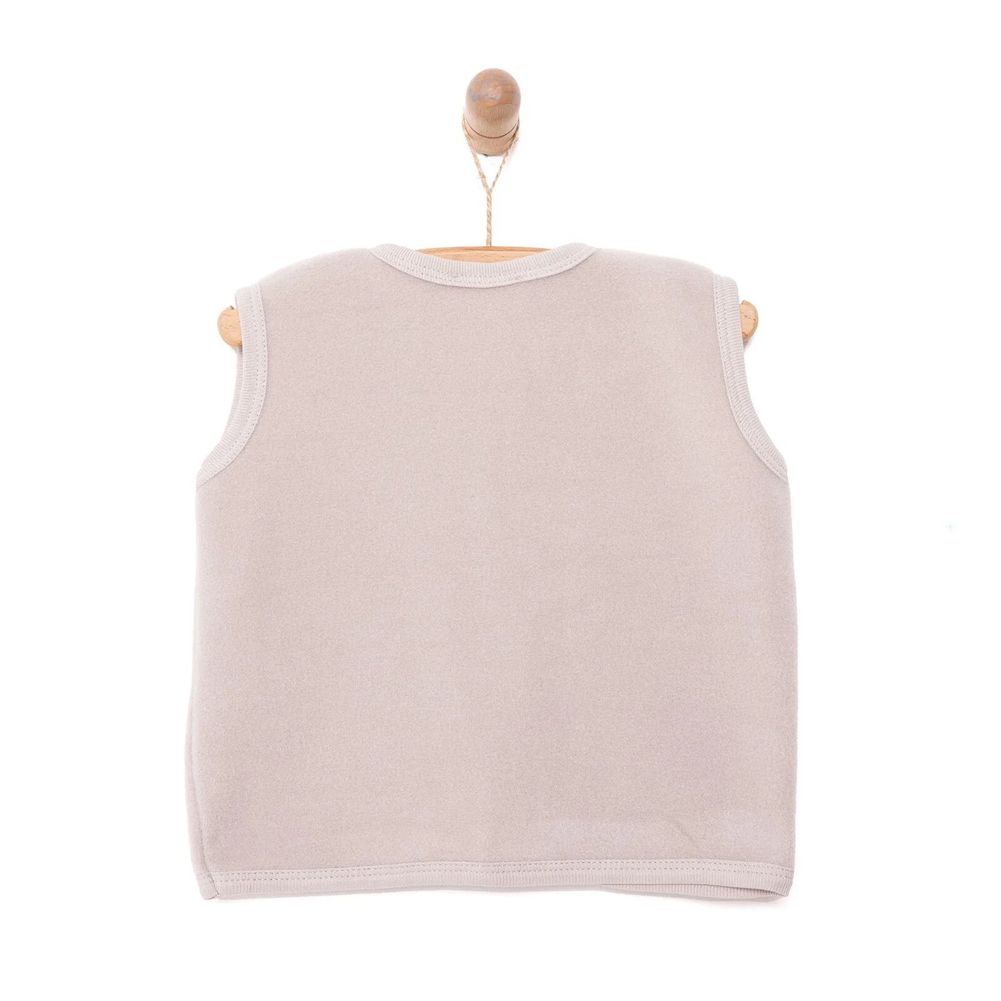 HelloBaby Basic Fleece Vest - Mink