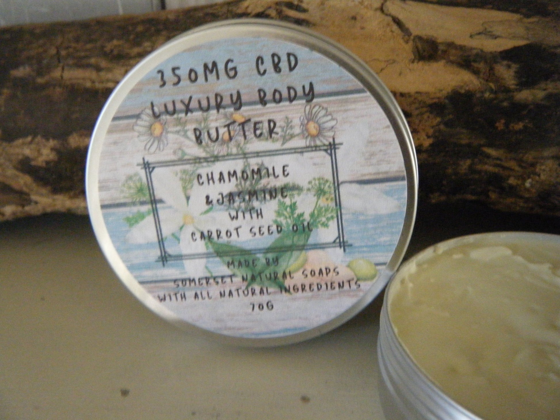 Chamomile & Jasmine Luxury CBD Body Butter - mezetto Shopify Collective Somerset Natural Soaps