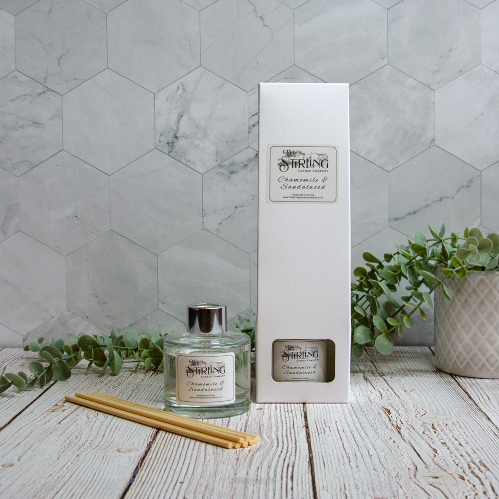 Chamomile & Sandalwood - Diffuser 100ml - mezetto Shopify Collective The Stirling Candle Company