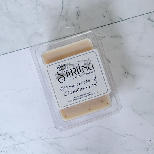 Chamomile & Sandalwood - Wax Melt Clamshell - mezetto Shopify Collective The Stirling Candle Company
