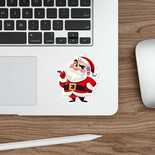 Cheeky Santa Sticker – Funny Christmas Vinyl Decal - mezetto KEOLIX KEOLIX