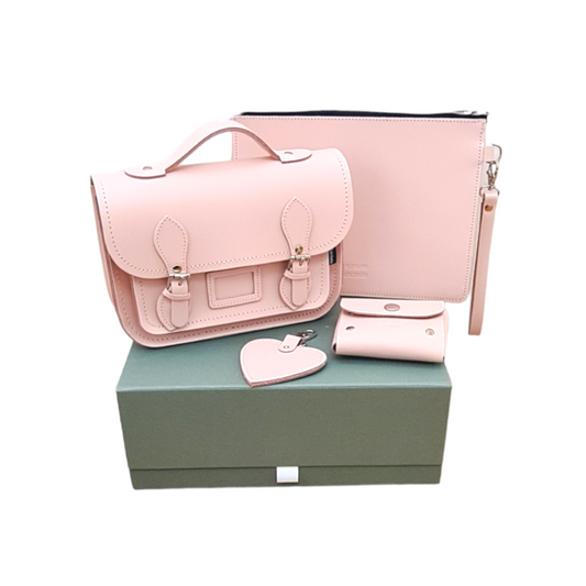 Handmade Leather Midi Collection Gift Set - Cherry Blossom-0