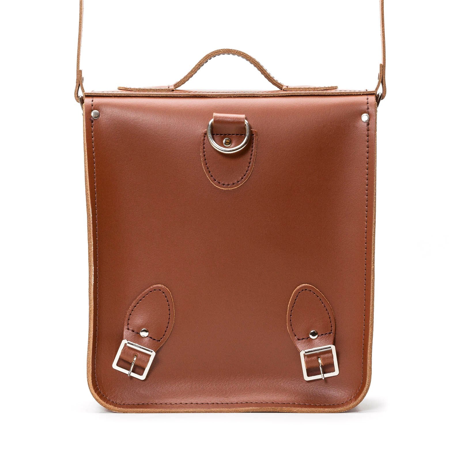 Handmade Leather City Backpack - Chestnut-3