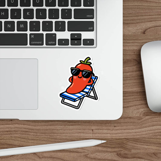 CHILL Pepper Sticker – Text or No Text Vinyl Option - mezetto KEOLIX KEOLIX