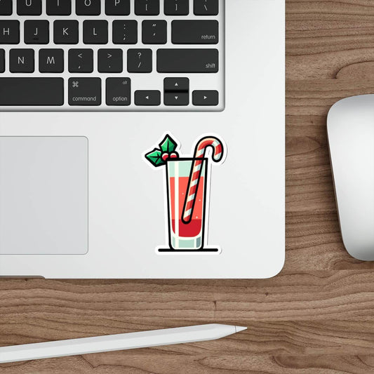 Christmas Cocktail Sticker – Waterproof Holiday Vinyl - mezetto KEOLIX KEOLIX