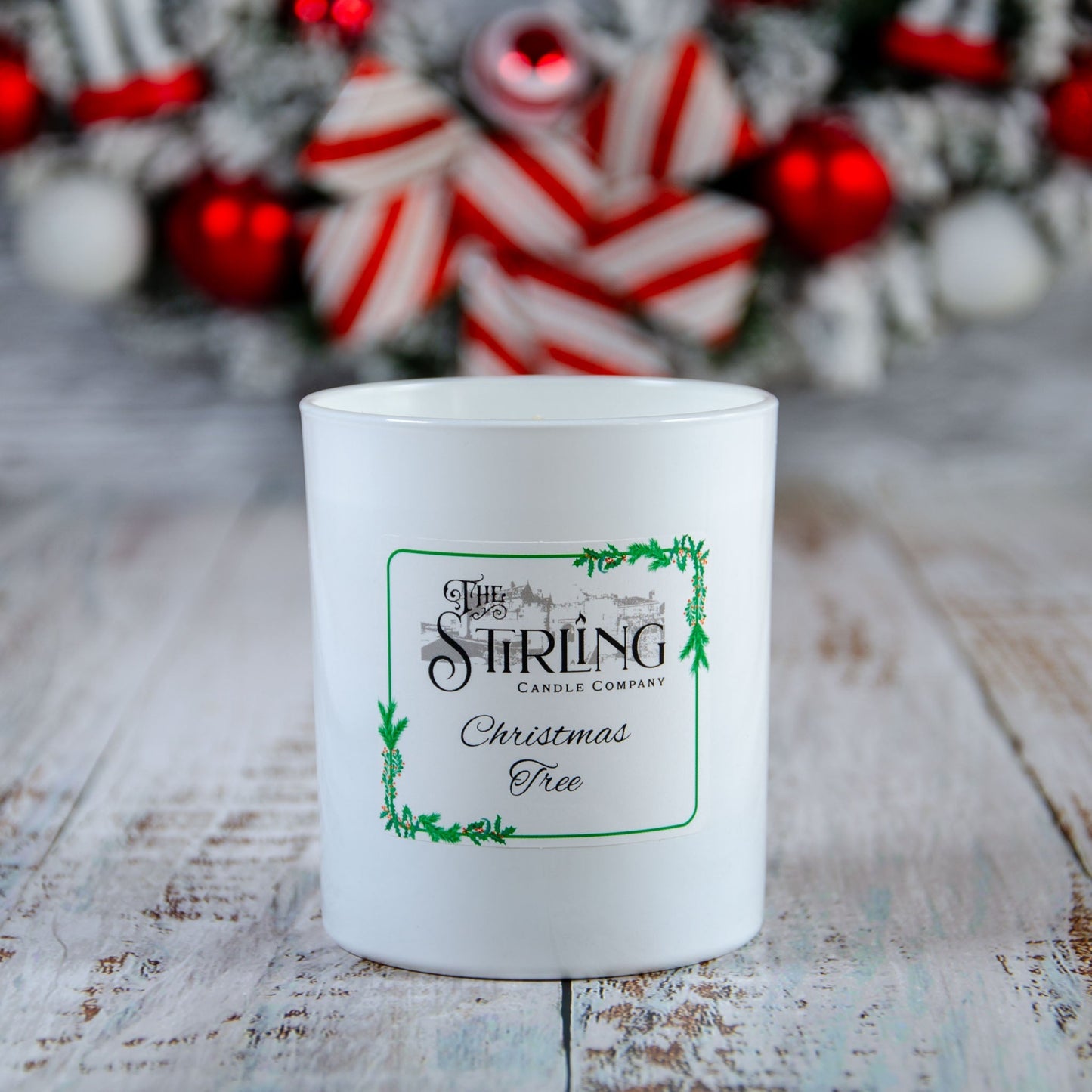 Christmas Tree - Large Candle - mezetto Shopify Collective The Stirling Candle Company