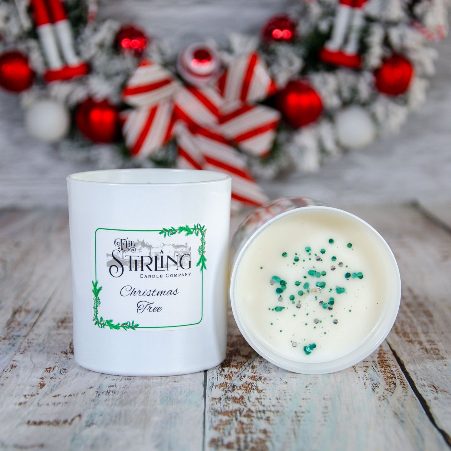 Christmas Tree - Large Candle - mezetto Shopify Collective The Stirling Candle Company