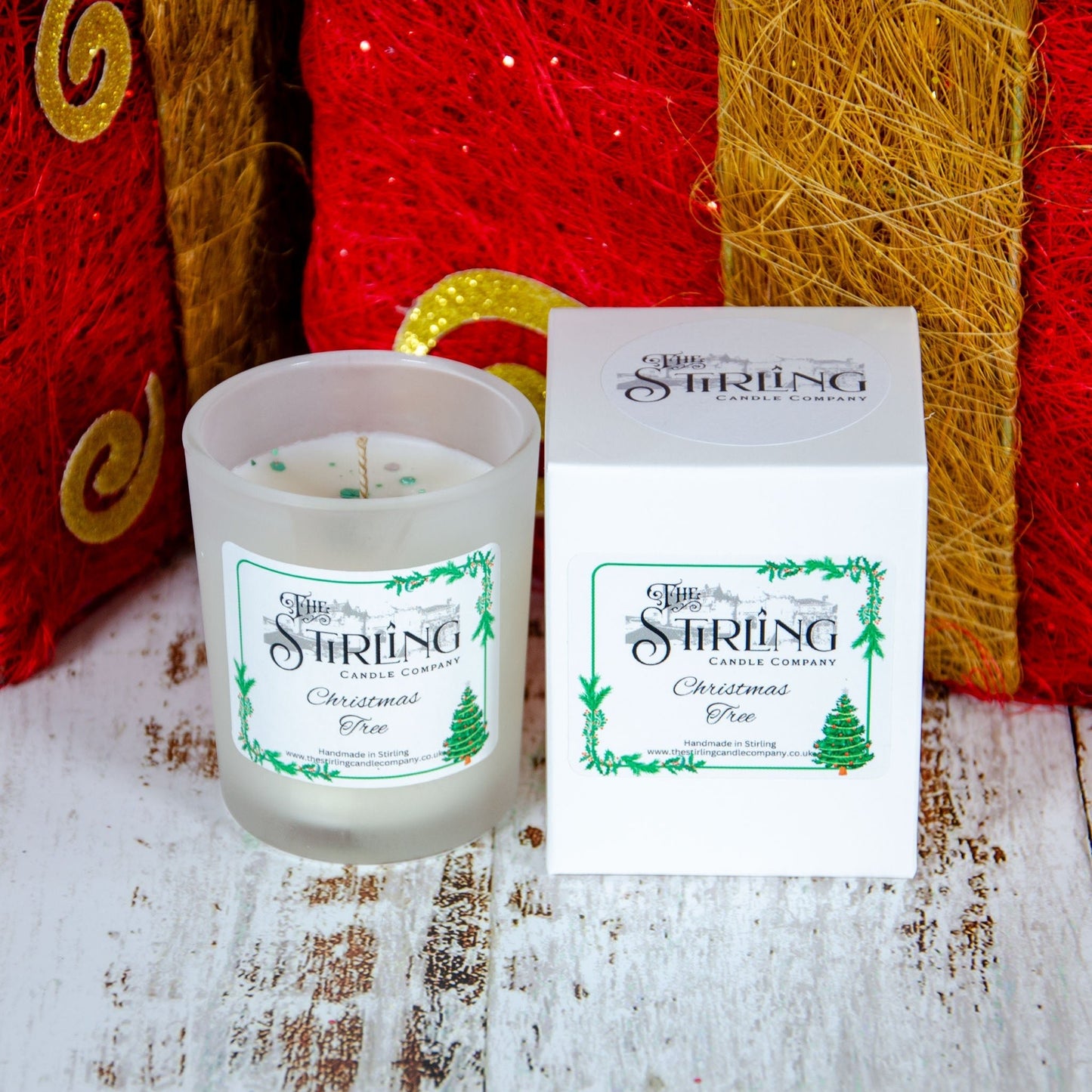 Christmas Tree - Small Candle - mezetto Shopify Collective The Stirling Candle Company