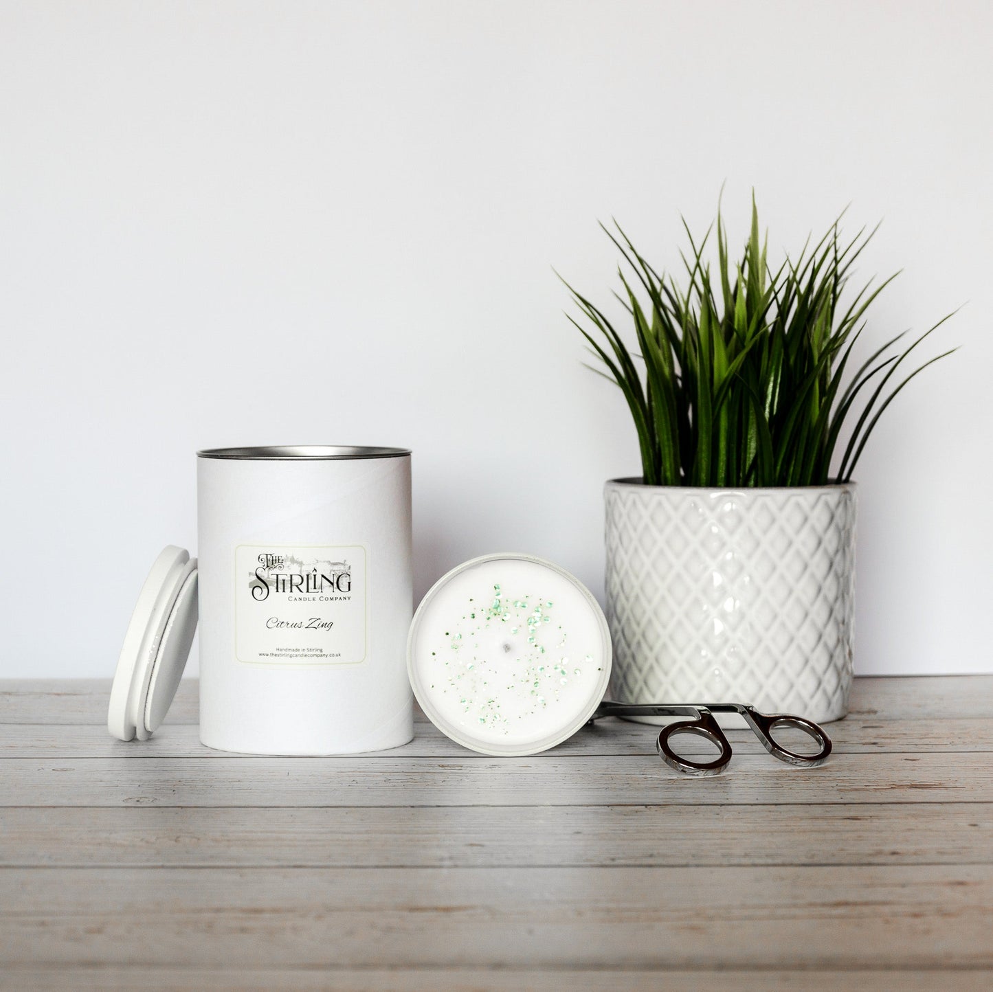 Citrus Zing - Large Candle - mezetto Shopify Collective The Stirling Candle Company