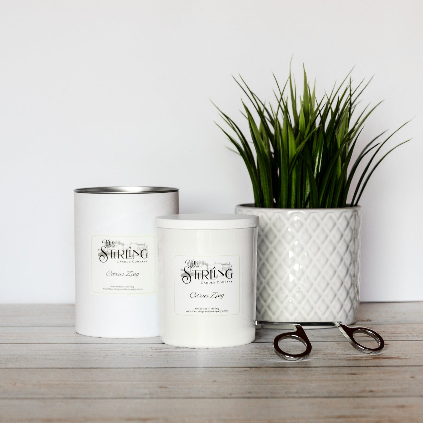 Citrus Zing - Large Candle - mezetto Shopify Collective The Stirling Candle Company