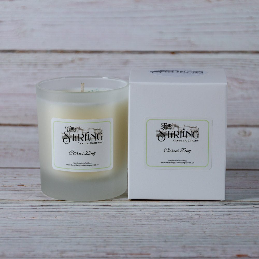 Citrus Zing - Medium Candle - mezetto Shopify Collective The Stirling Candle Company