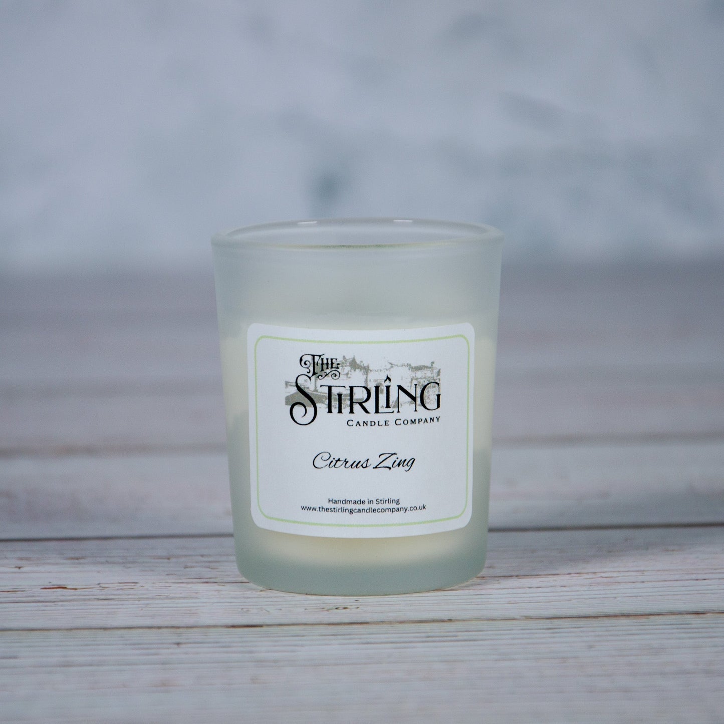 Citrus Zing - Small Candle - mezetto Shopify Collective The Stirling Candle Company
