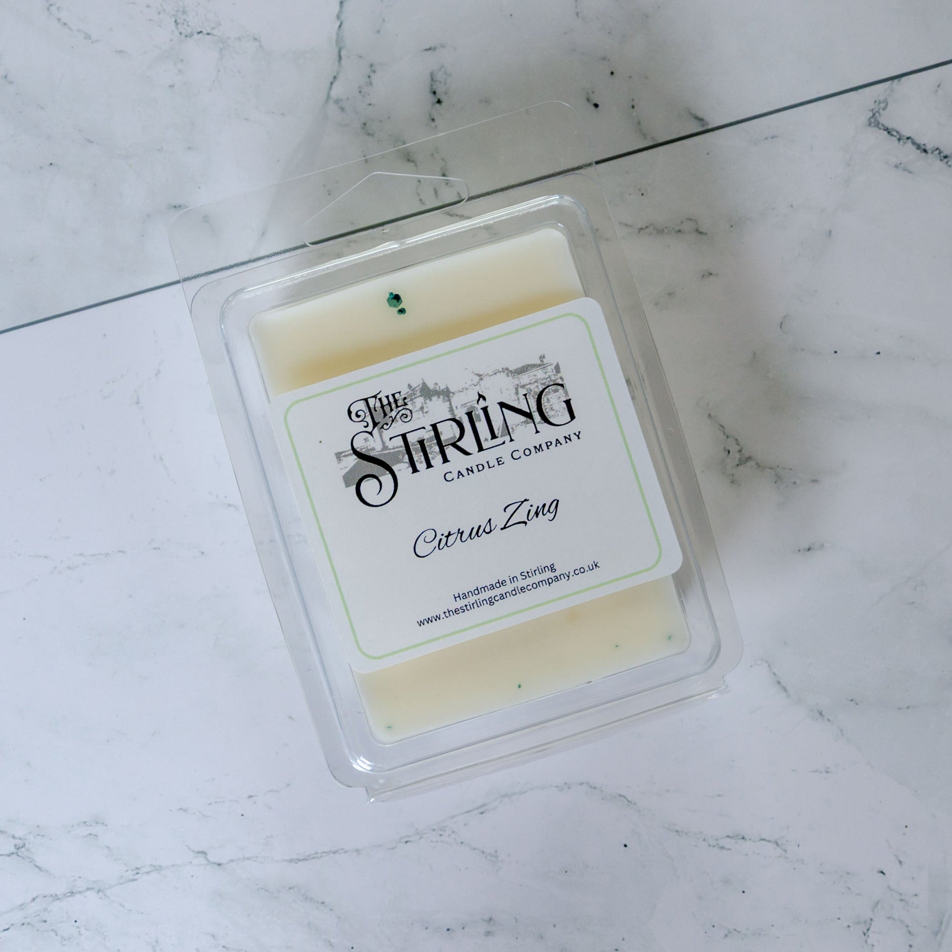 Citrus Zing - Wax Melt Clamshell - mezetto Shopify Collective The Stirling Candle Company