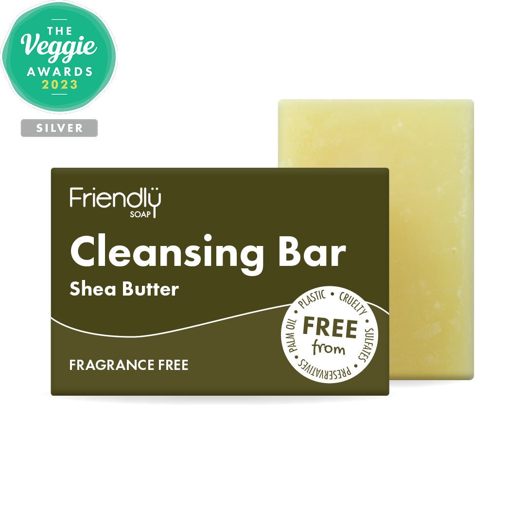 Cleansing Bar - Shea Butter - Fragrance - free - mezetto Friendly Soap Friendly Soap