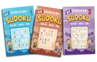 Çocuklar İçin Sudoku 3'lü Set