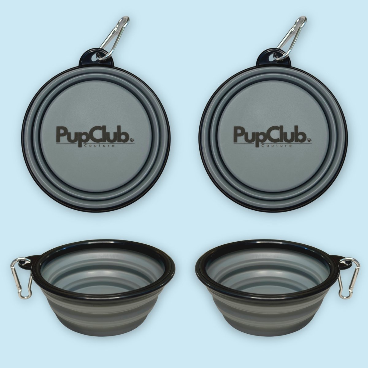PCC - Collapsible Dog Bowl - Grey