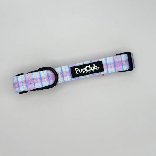Collar - Pink Tartan - mezetto PupClub Couture PupClub Couture