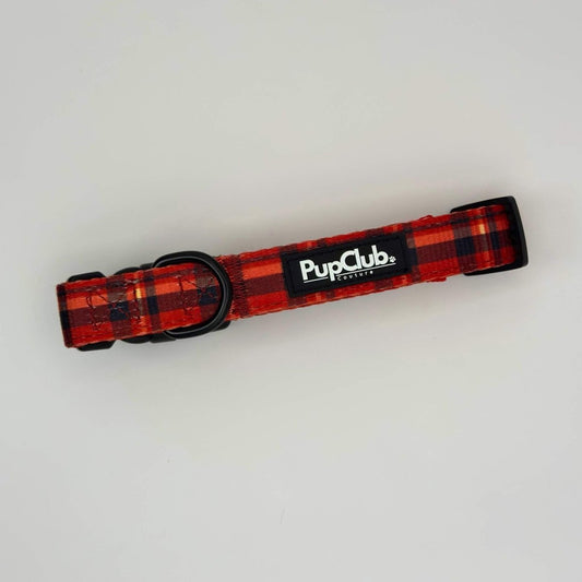 Collar - Red Tartan - mezetto PupClub Couture PupClub Couture
