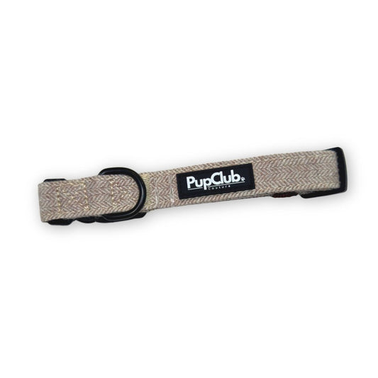 Collar - Tweed Brown - mezetto PupClub Couture PupClub Couture