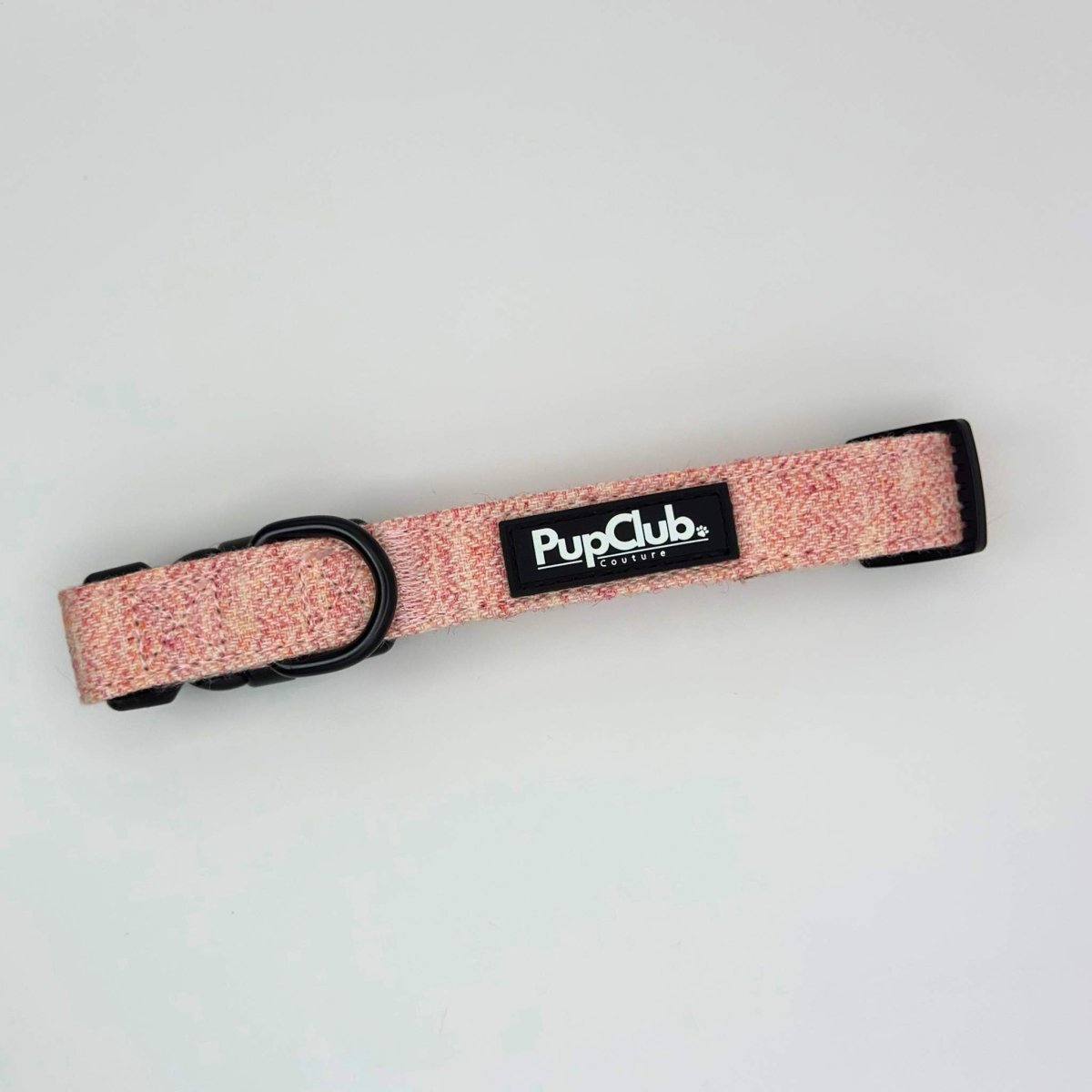 Collar - Tweed Pink - mezetto PupClub Couture PupClub Couture