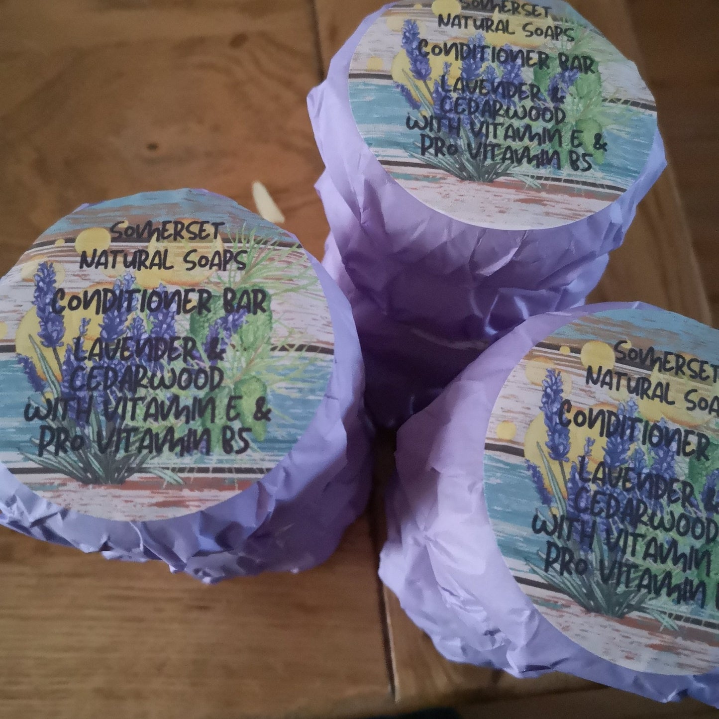 Conditioner Bar Lavender & Cedarwood - mezetto Shopify Collective Somerset Natural Soaps