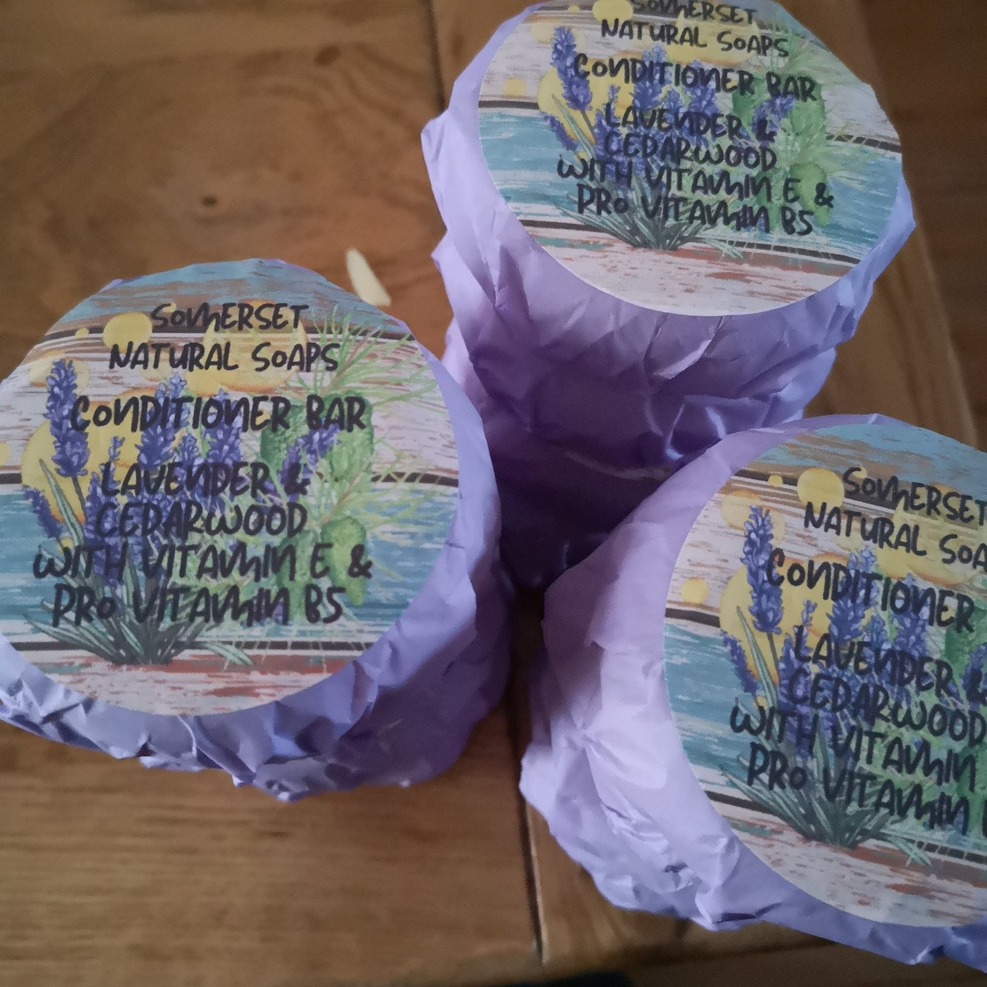 Conditioner Bar Lavender & Cedarwood - mezetto Shopify Collective Somerset Natural Soaps