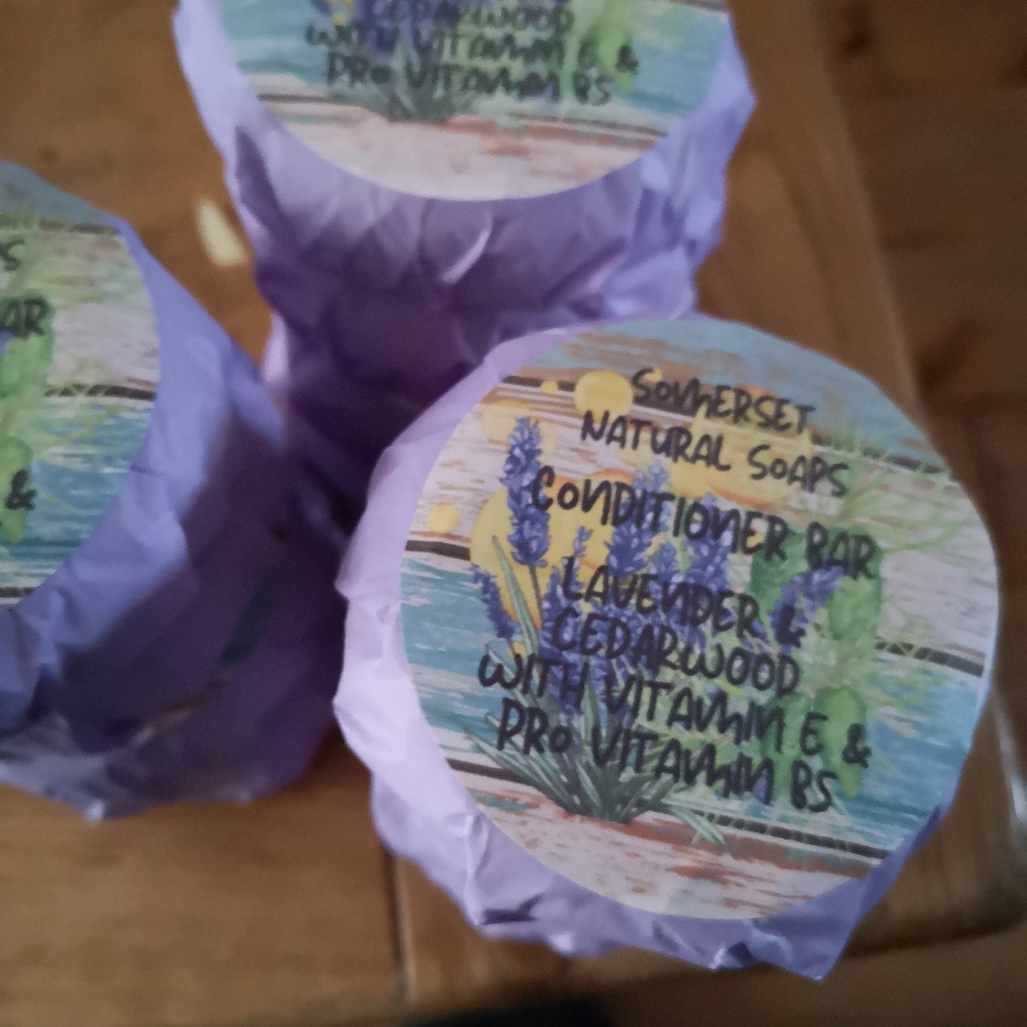 Conditioner Bar Lavender & Cedarwood - mezetto Shopify Collective Somerset Natural Soaps