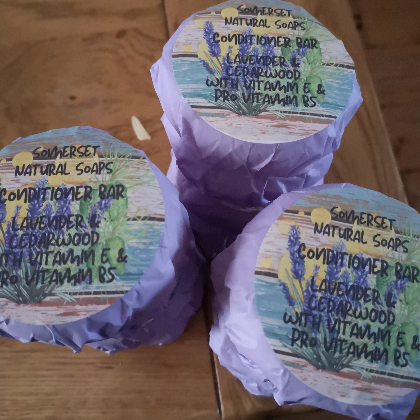 Conditioner Bar Lavender & Cedarwood - mezetto Shopify Collective Somerset Natural Soaps