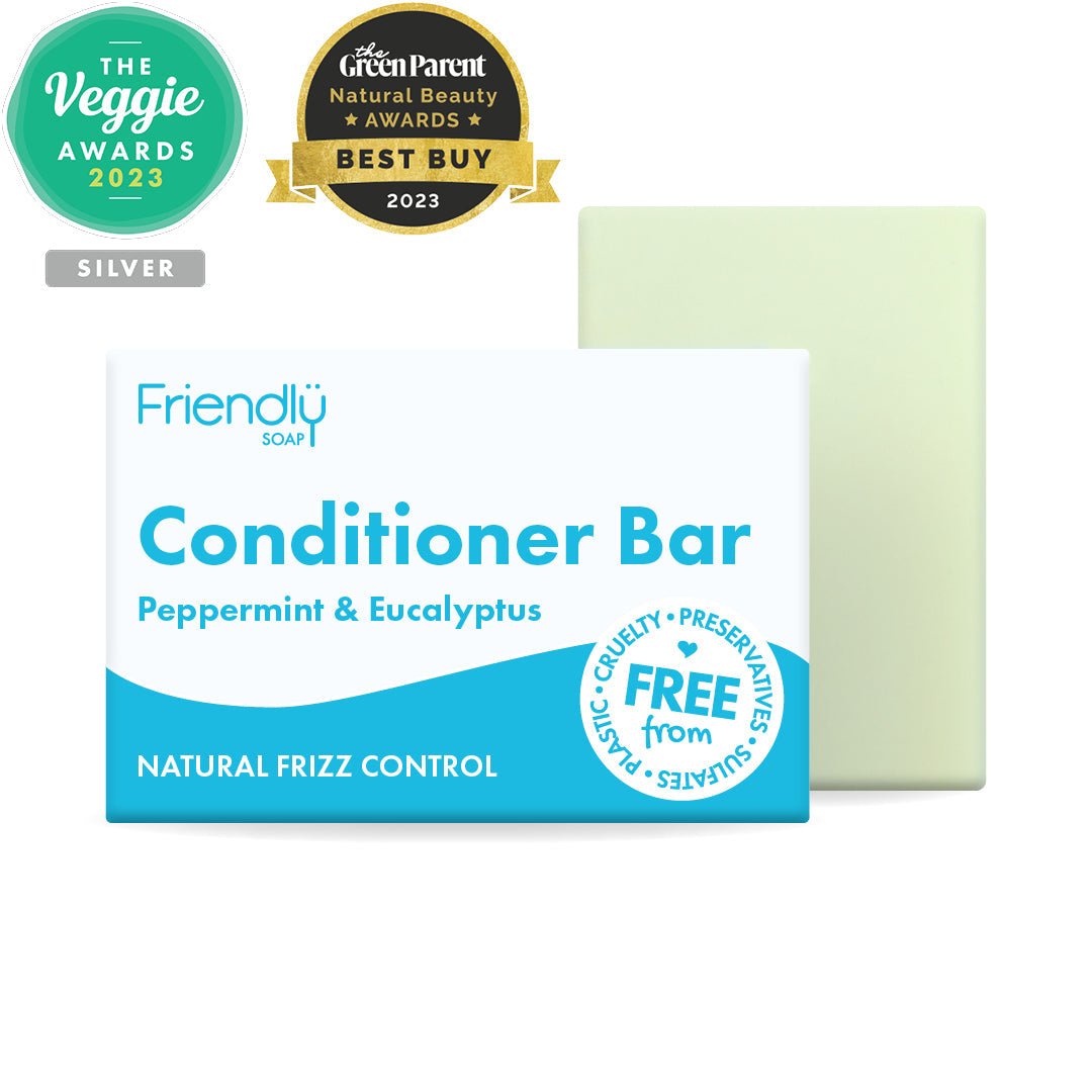 Conditioner Bar - Peppermint & Eucalyptus - mezetto Friendly Soap Friendly Soap