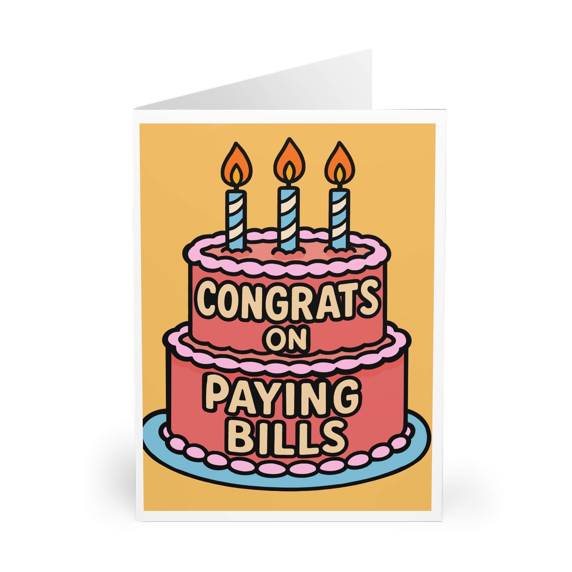 Congrats on Paying Bills Greeting Card