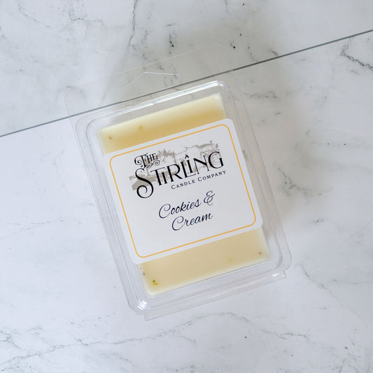Cookies & Cream - Wax Melt Clamshell - mezetto Shopify Collective The Stirling Candle Company