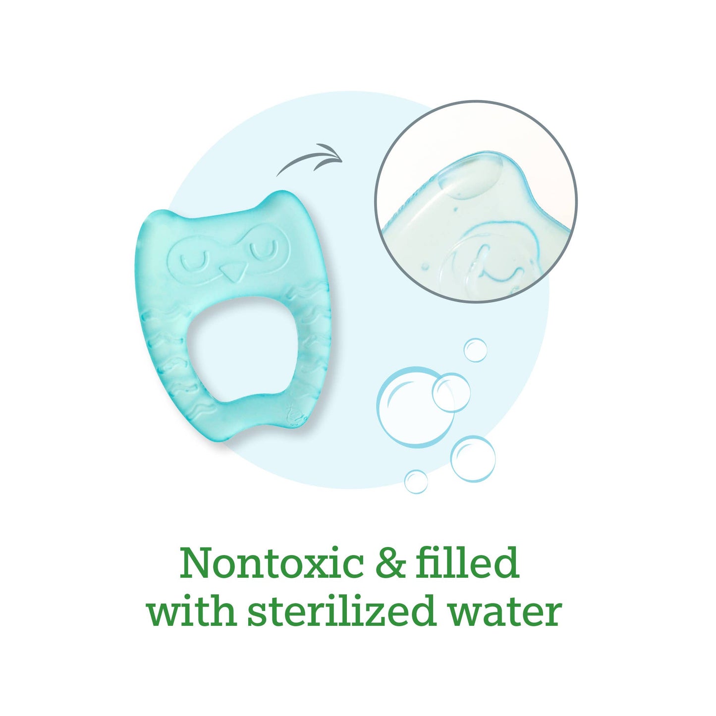 Cool Nature Teether - Two Pack - Green & Aqua / Yellow & Aqua - mezetto Baby&More Baby&More