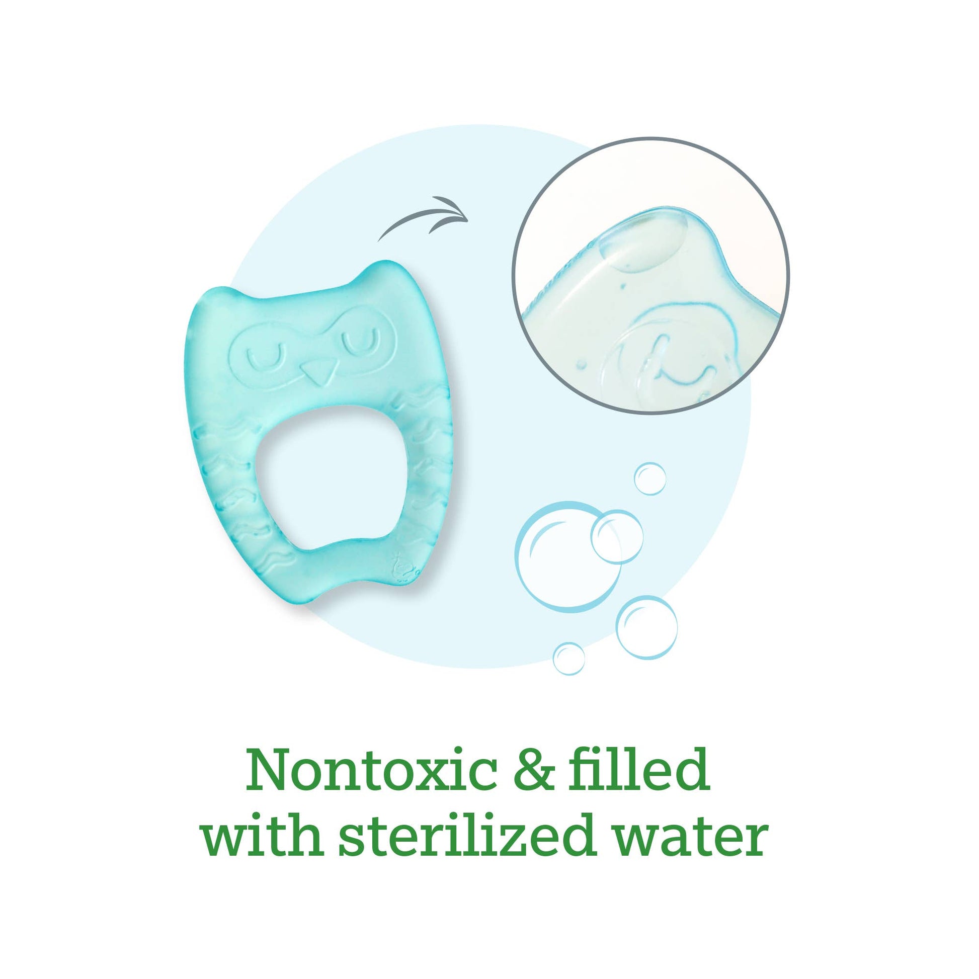 Cool Nature Teether - Two Pack - Green & Aqua / Yellow & Aqua - mezetto Baby&More Baby&More