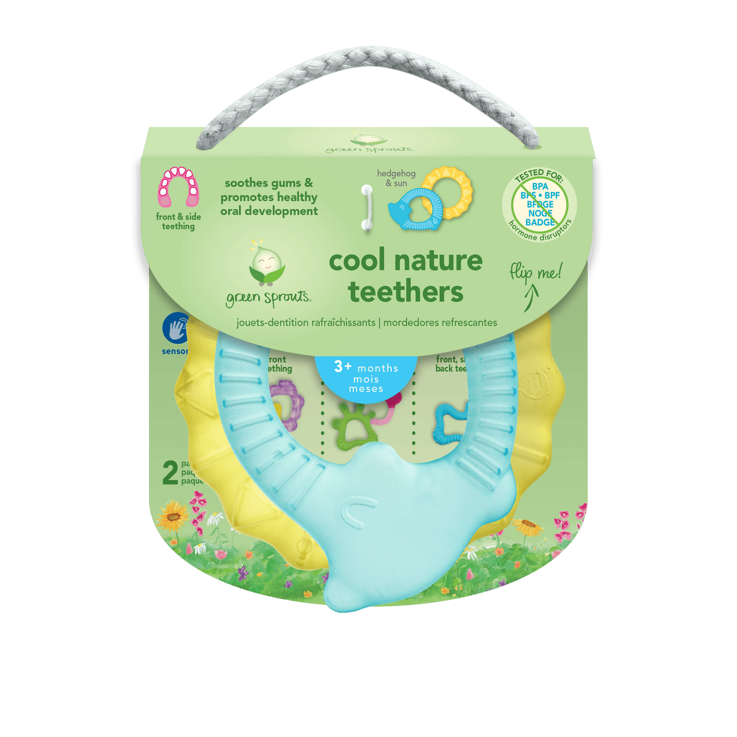 Cool Nature Teether - Two Pack - Green & Aqua / Yellow & Aqua - mezetto Baby&More Baby&More
