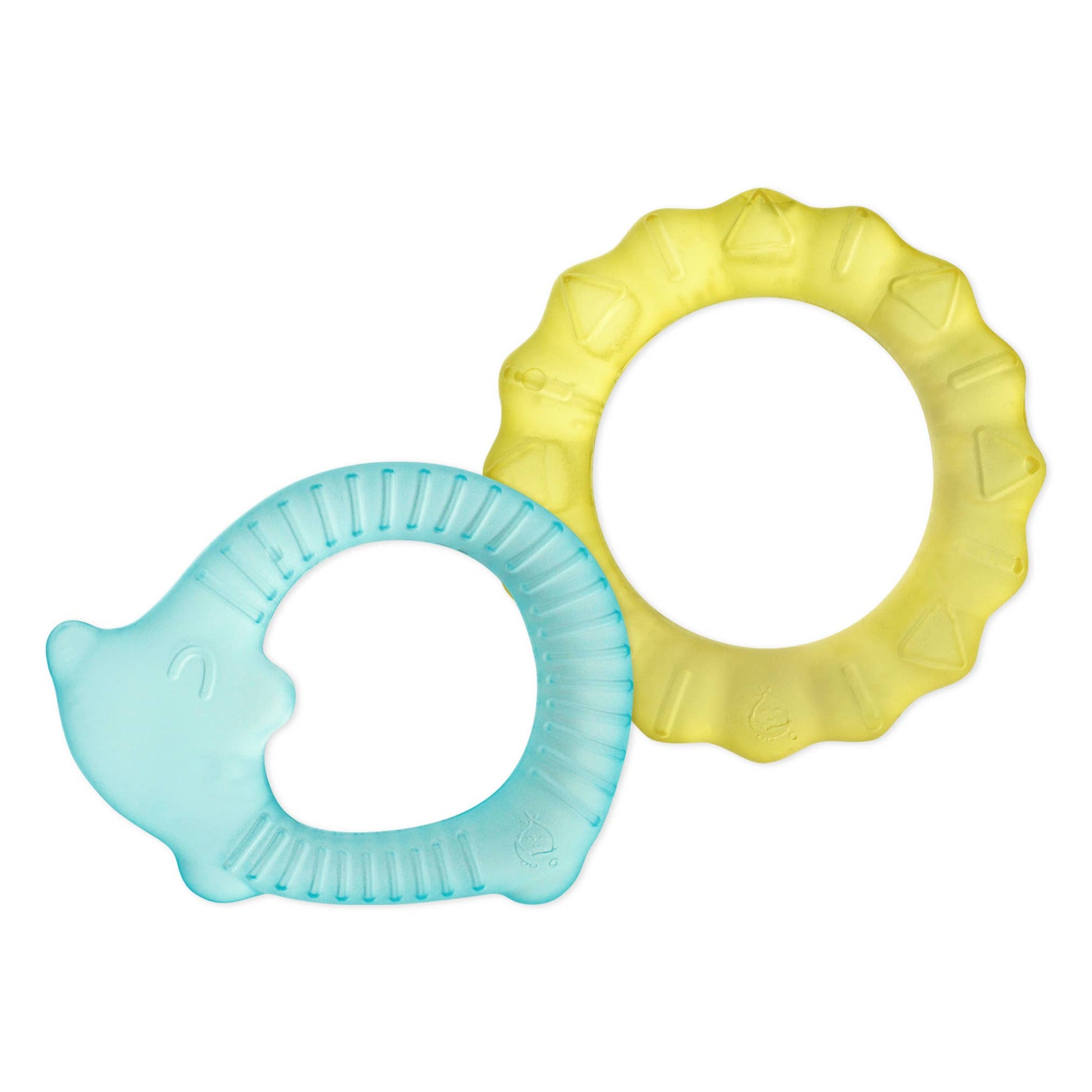Cool Nature Teether - Two Pack - Green & Aqua / Yellow & Aqua - mezetto Baby&More Baby&More