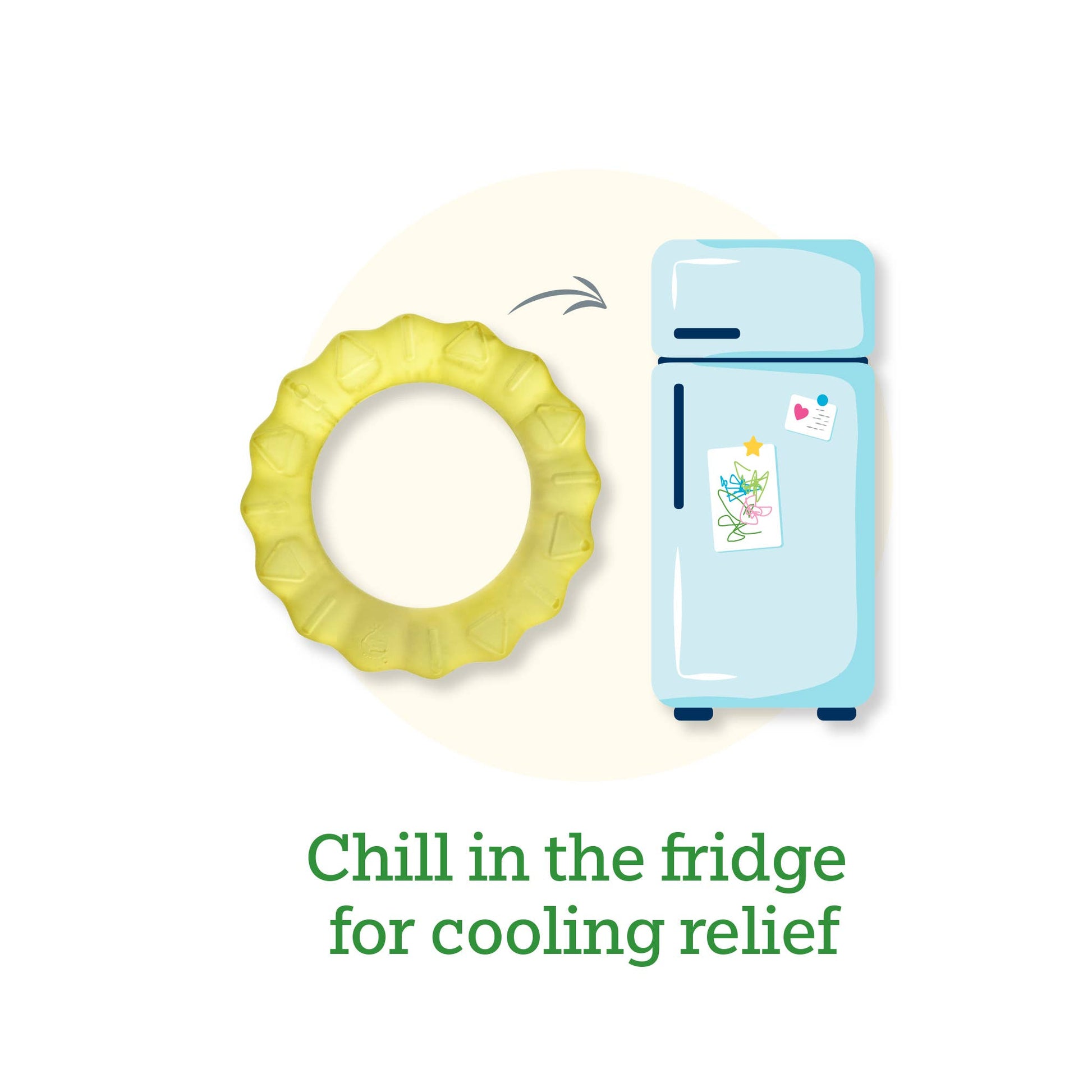 Cool Nature Teether - Two Pack - Green & Aqua / Yellow & Aqua - mezetto Baby&More Baby&More