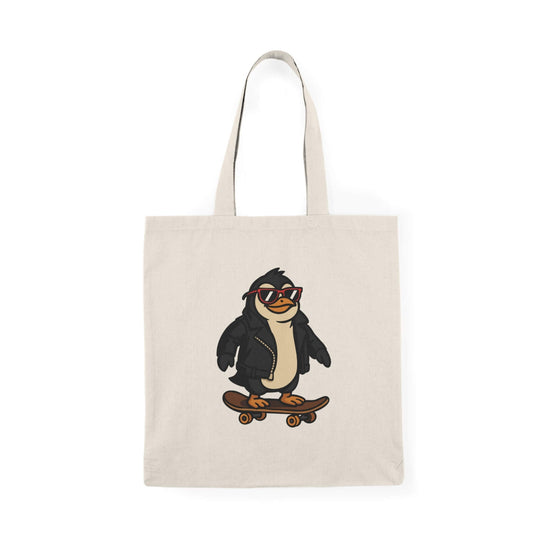 Cool Penguin Skate Club – Premium Tote Bag - mezetto KEOLIX KEOLIX