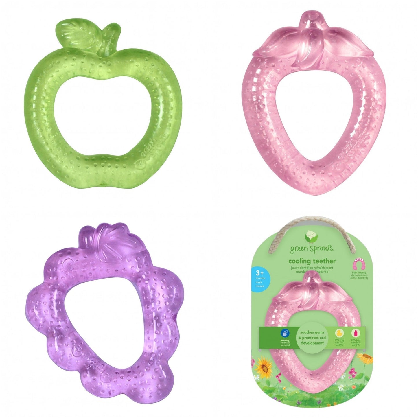 Cooling Fruit Teether - Strawberry, Grape or Apple - mezetto Baby&More Baby&More