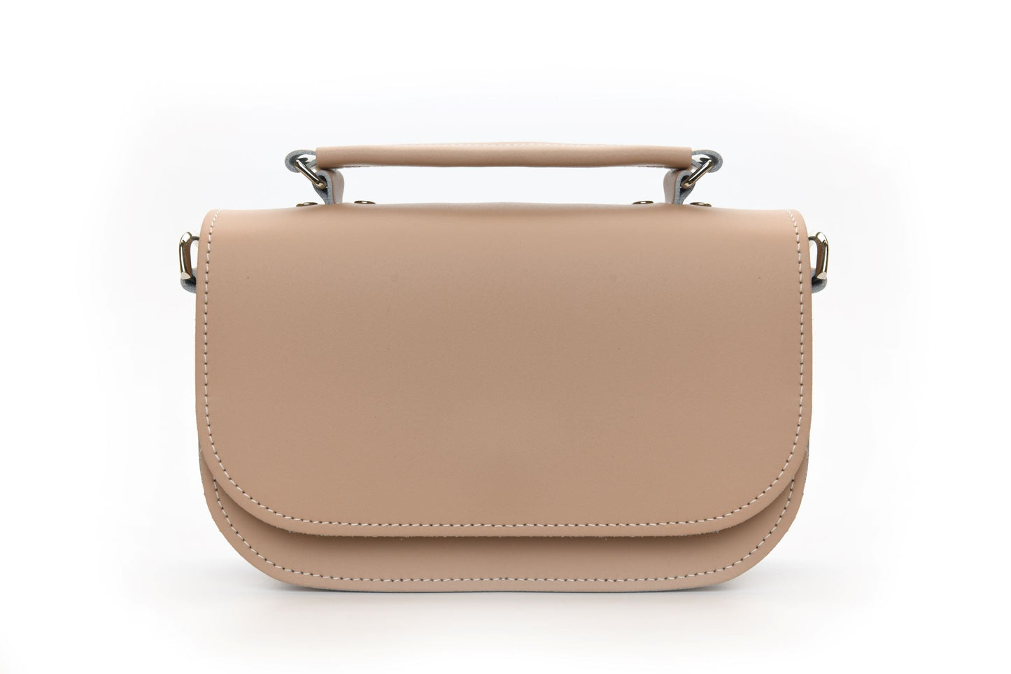 Aura Handmade Leather Bag - Iced Coffee-0