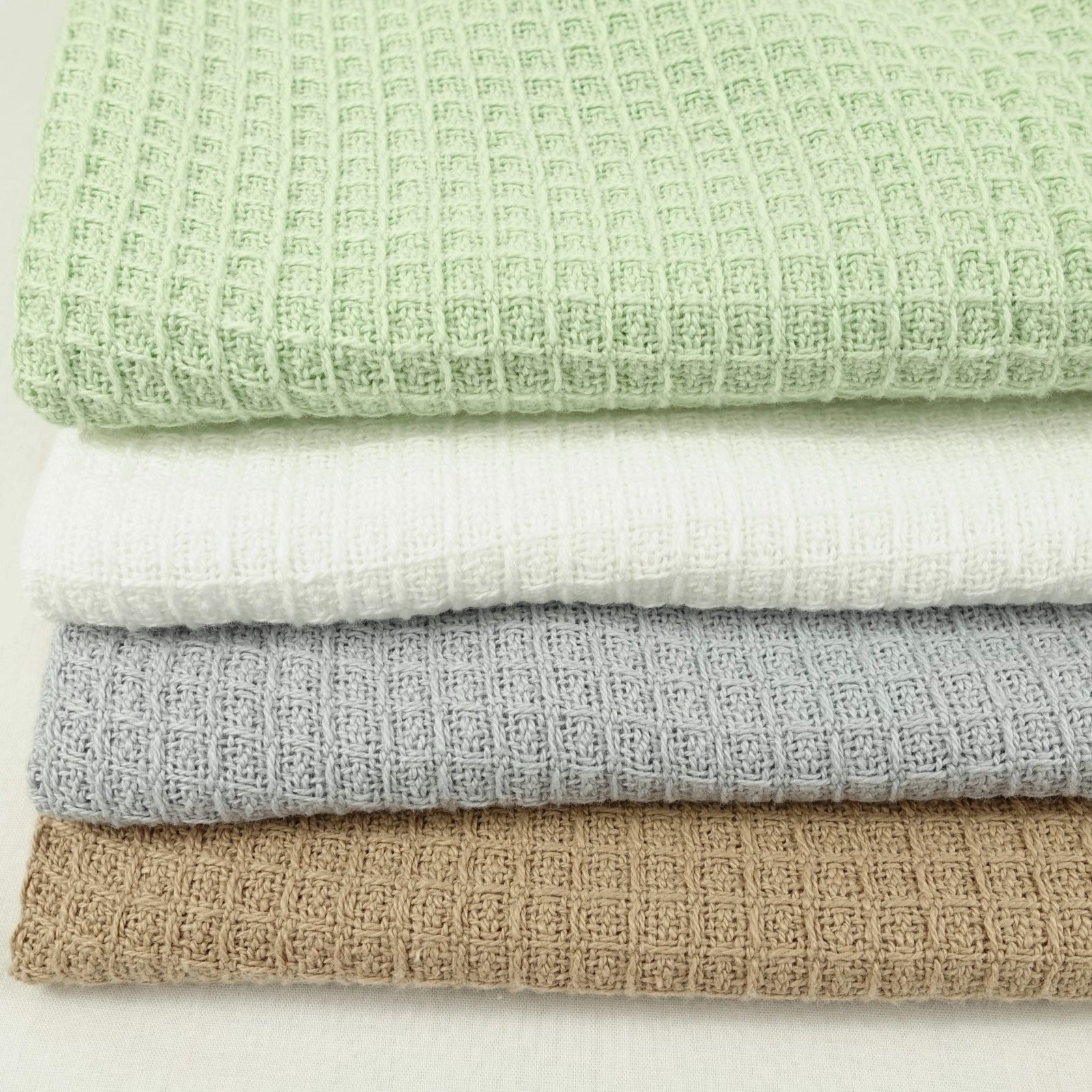 Cotton Waffle Baby Blanket - mezetto Baby&More Baby&More