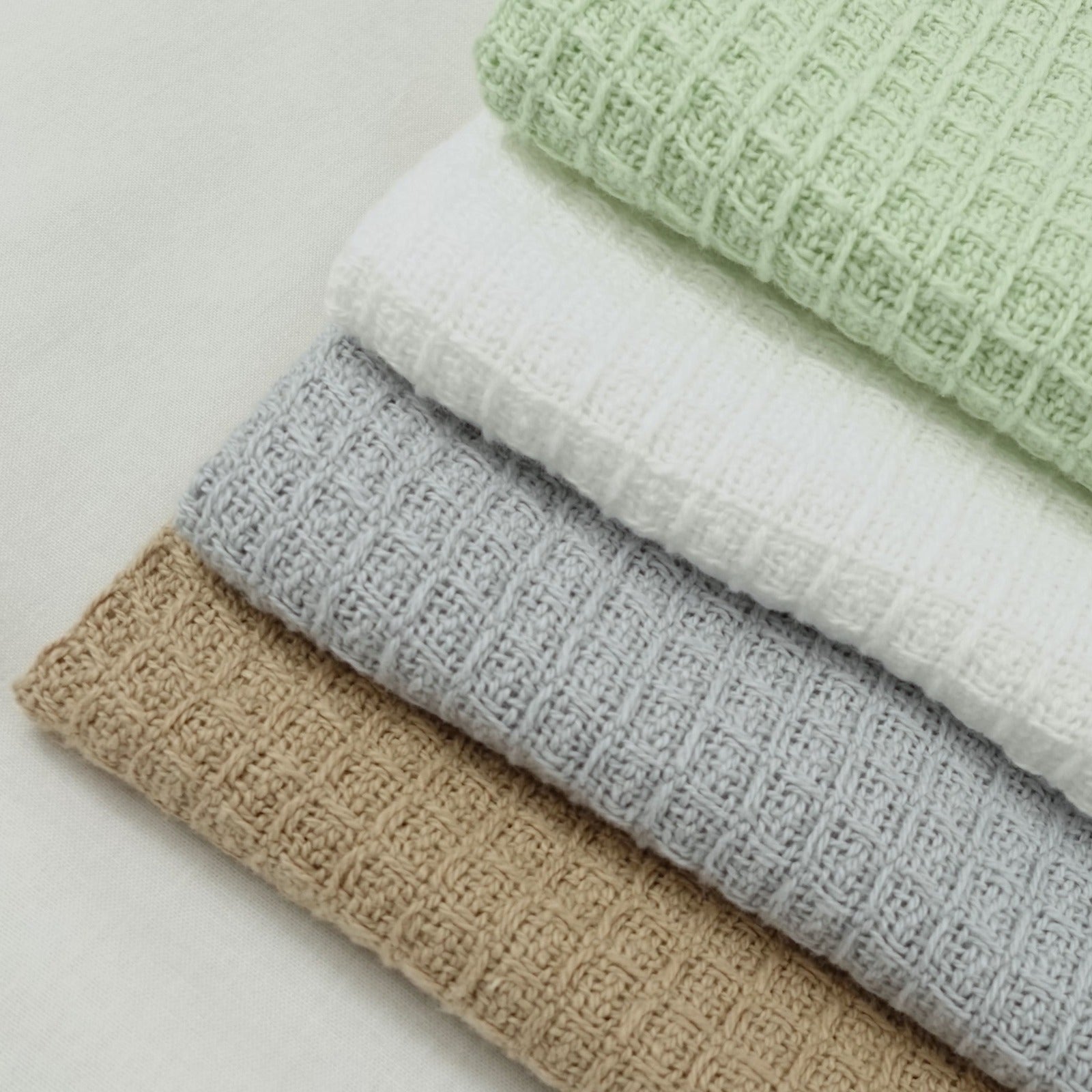 Cotton Waffle Baby Blanket - mezetto Baby&More Baby&More