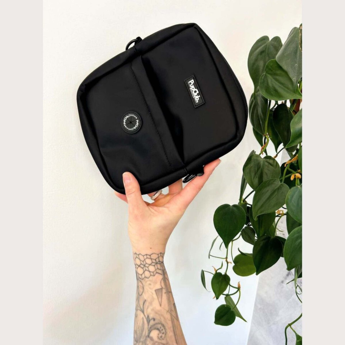 Mini Dog Walking Bag - Black