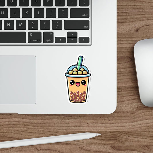 Cute Bubble Tea Sticker – Kawaii Boba Vinyl Decal - mezetto KEOLIX KEOLIX