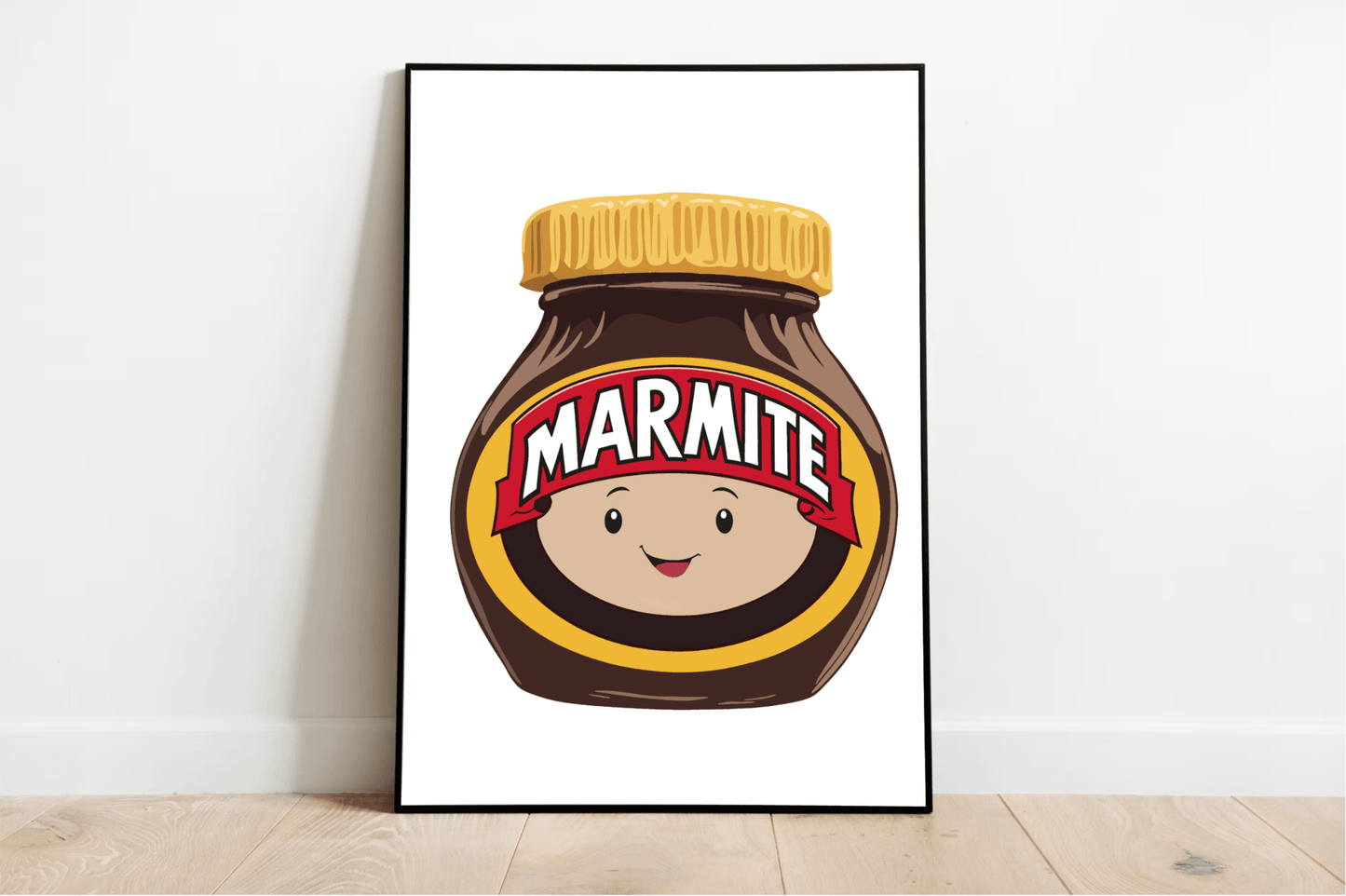 Cute Marmite Art Print – Funny Cartoon Wall Art - mezetto KEOLIX KEOLIX