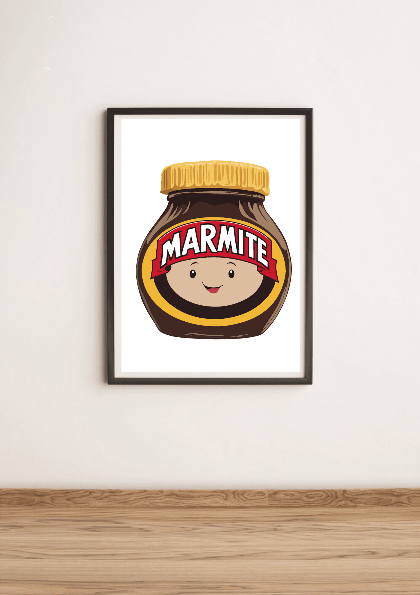 Cute Marmite Art Print – Funny Cartoon Wall Art - mezetto KEOLIX KEOLIX
