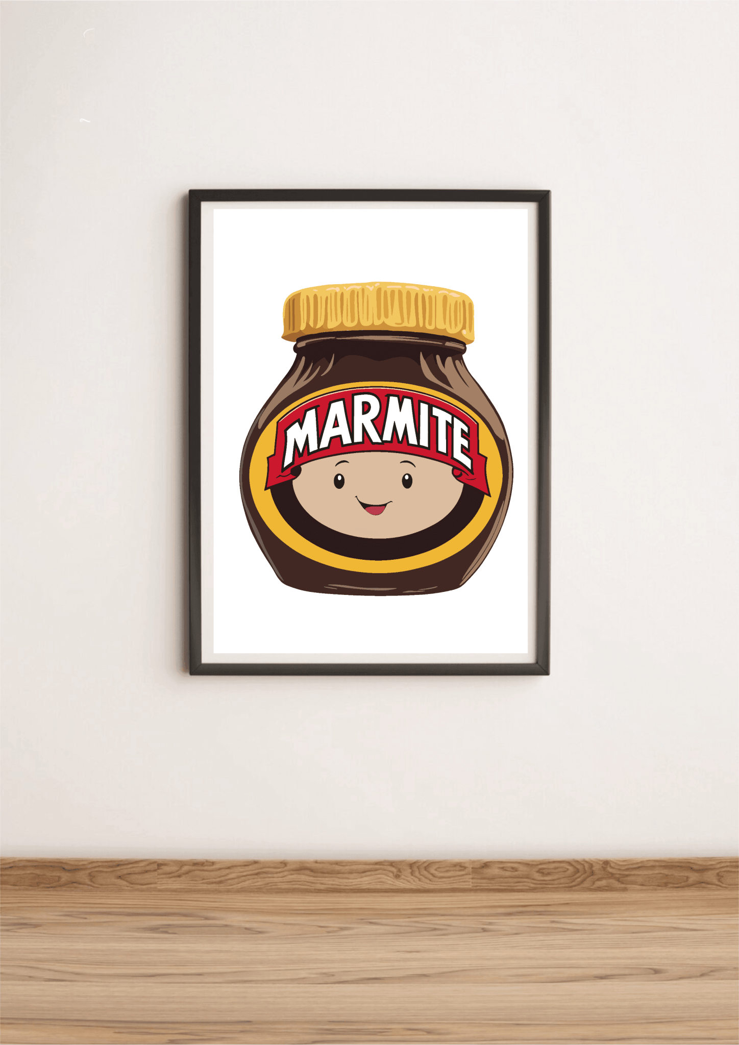 Cute Marmite Art Print – Funny Cartoon Wall Art - mezetto KEOLIX KEOLIX