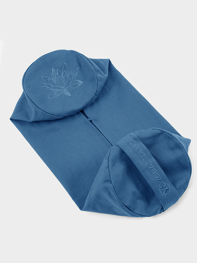 Yoga Studio Replacement Round Lotus Bolster Outer Cushion Cover