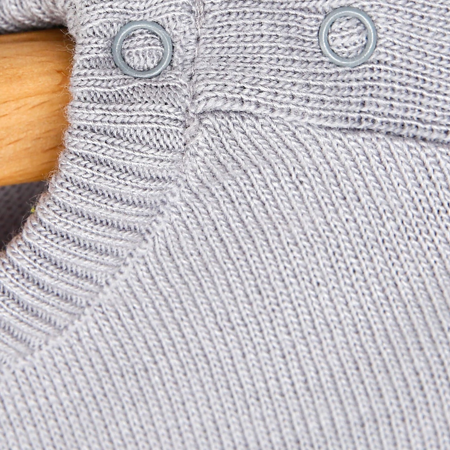 HelloBaby Newborn Knit Baby Elephant Jumpsuit - Grey