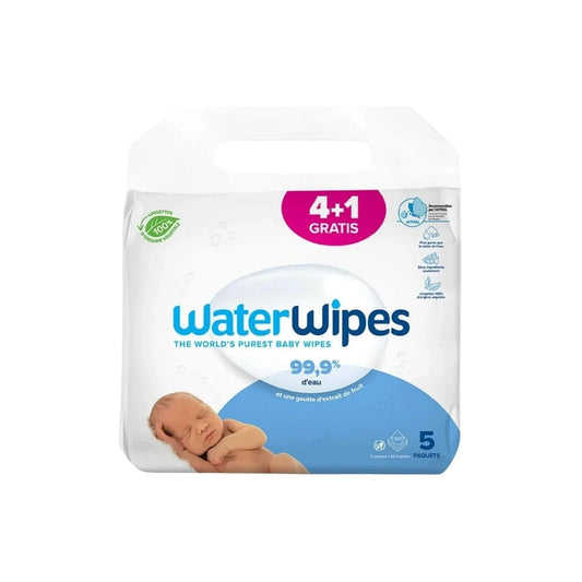 WaterWipes Sensitive Baby Wipes 5x60 pcs